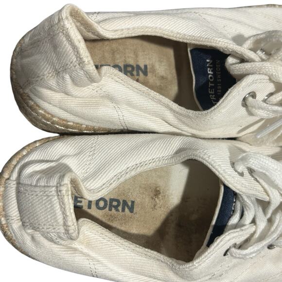 Tretorn Eve 2 Natural Espadrille Platform Sneakers Size 7.5 - Picture 6 of 8